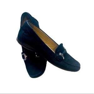 GEOX Gucci-style Loafers Horsebit Black Leather